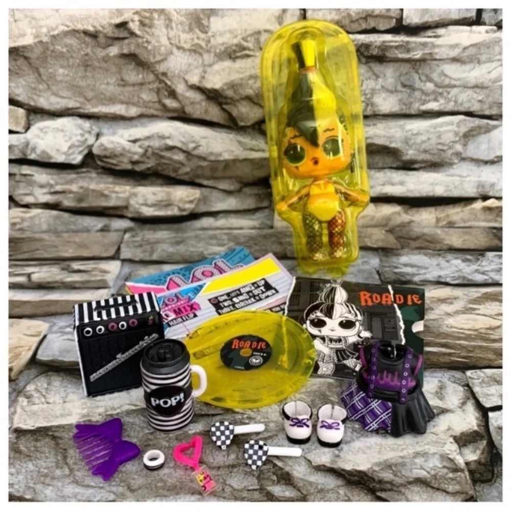 Roadie RM-008 Popular LOL Surprise Remix Hair Flip Doll Music New Accessories